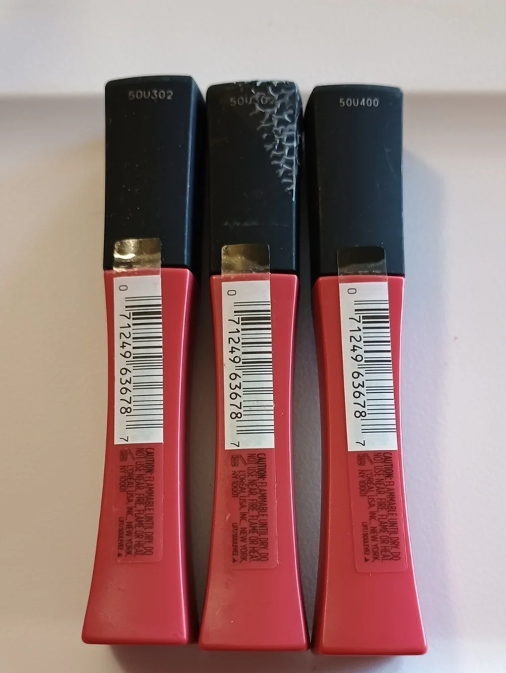 3 x L'Oreal Infallible Pro-Matte Liquid Lipstick, 16HR Wear, 878 Raspberry Rose
